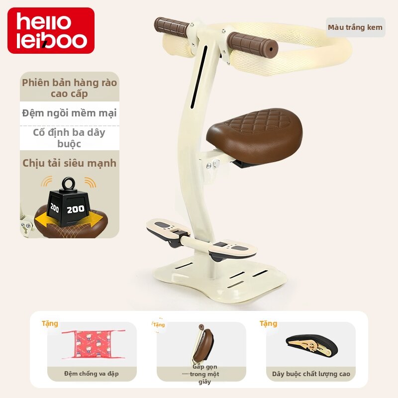 HELLOLEIBOO | Ghế trẻ em xe điện có thể gập lại cho bé trai và bé gái Xe máy Đồ dùng xe điện Đồ dùng xe máy Đệm ghế an toàn cho trẻ em