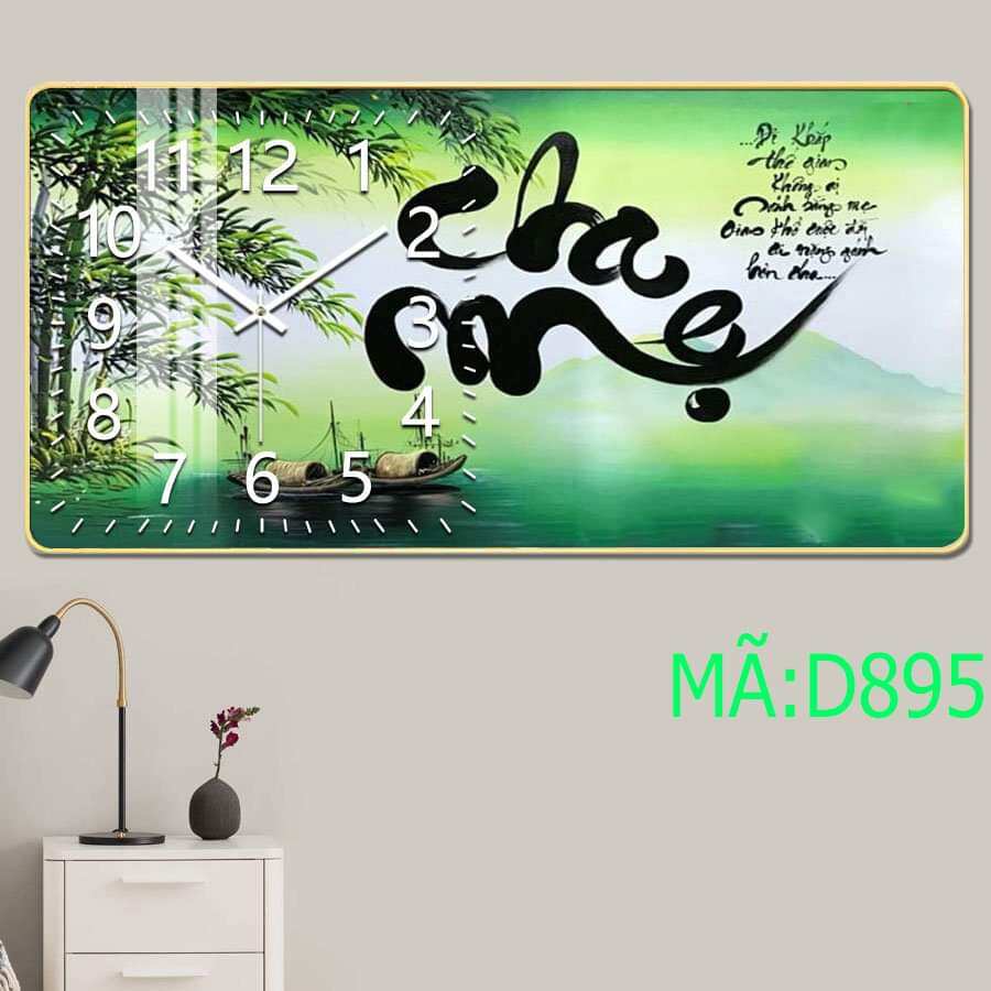 Tranh Đồng Hồ Tráng Gương