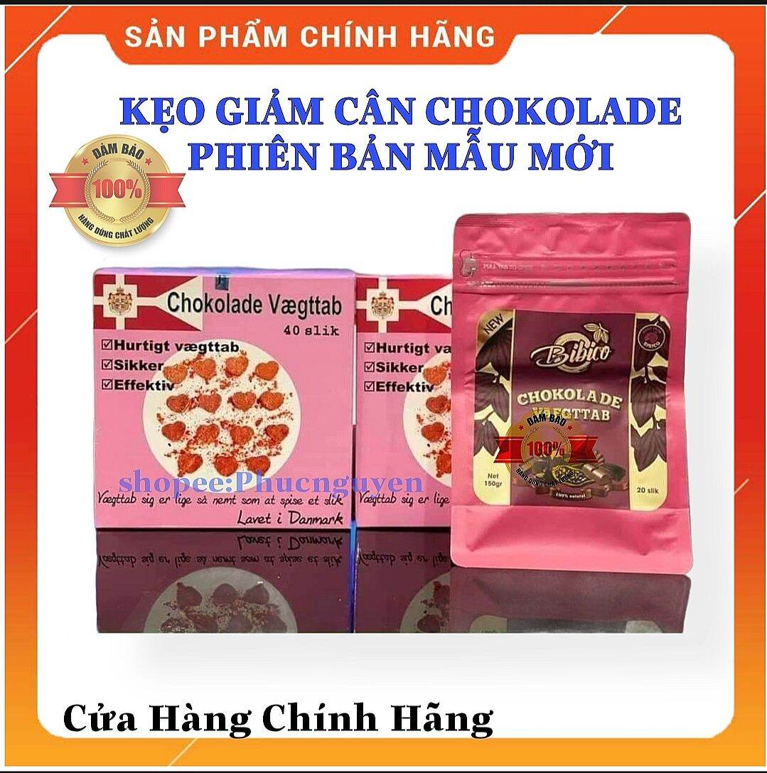 Kẹo Chocolate Giảm Cân Phiên Bản Mới Giảm Mạnh Hộp 40 Viên