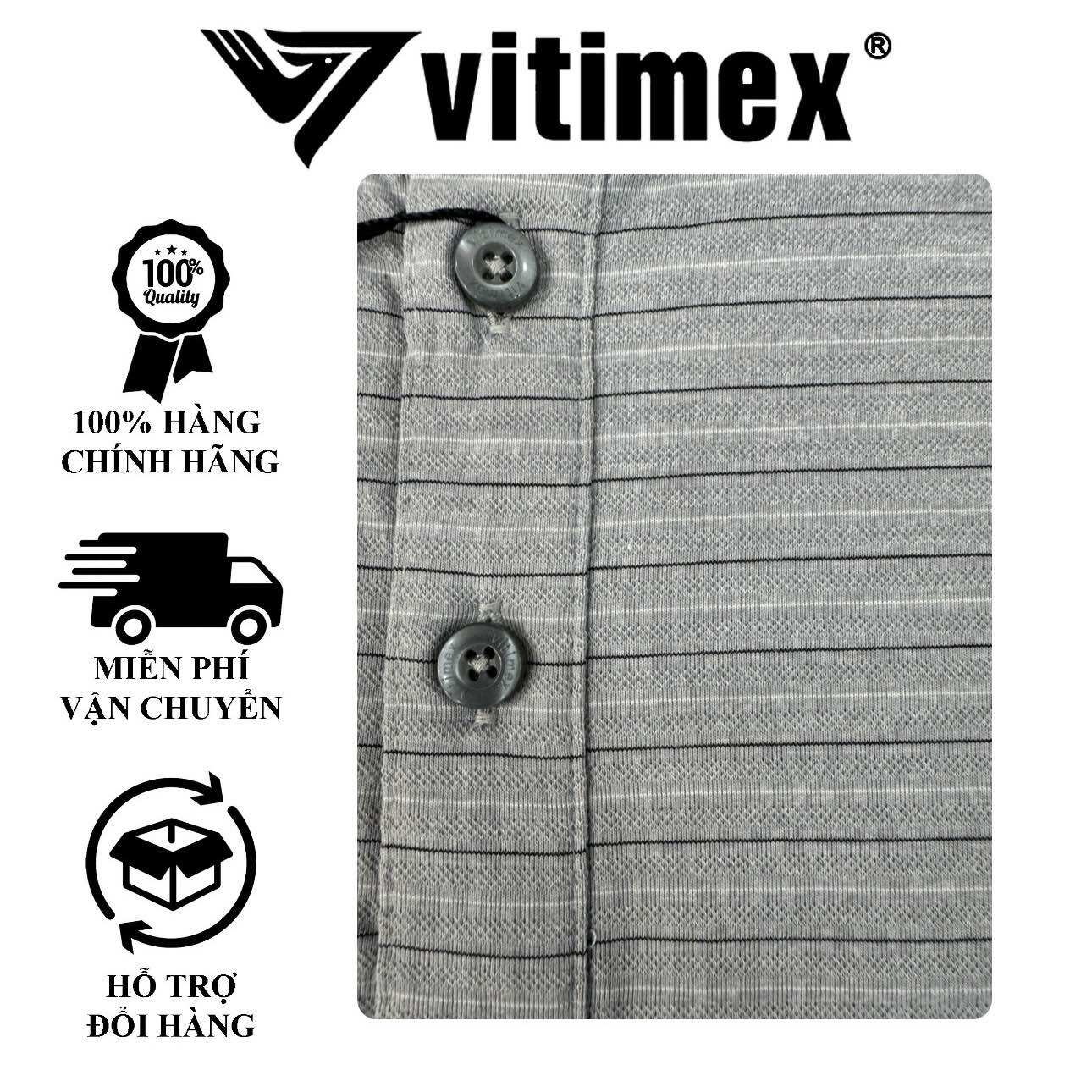 Áo Polo nam Vitimex form RegularFit còn size L (ATN42425R098)