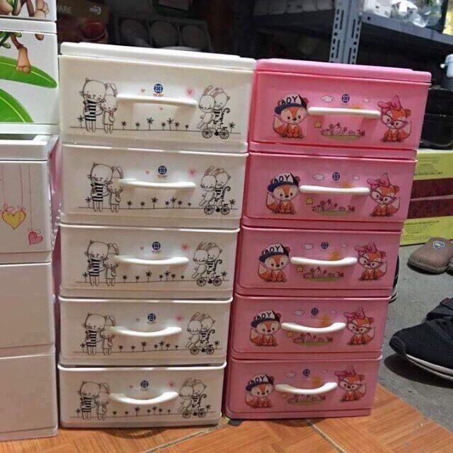 Tủ nhựa 5 tầng việt nhật mini