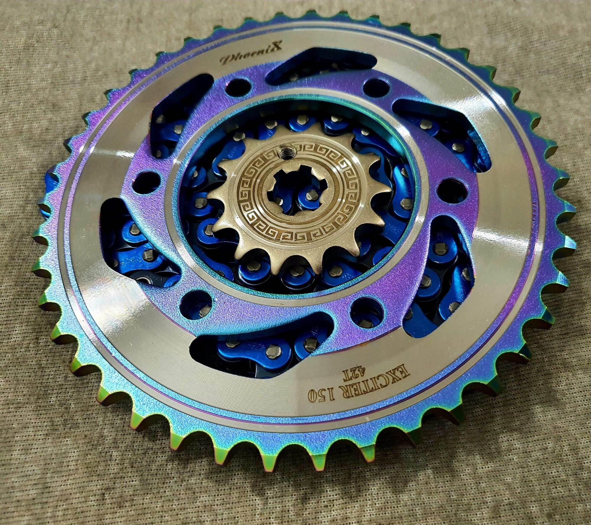Nhông sên dĩa exciter 150 Phonic Titian