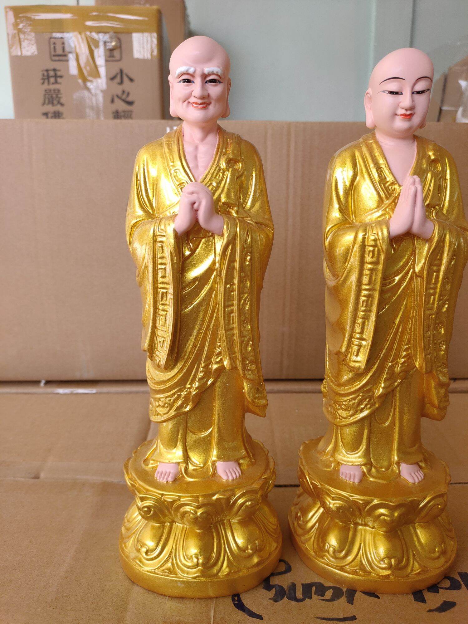 Tượng Ananda và Ca Diếp cao 30cm