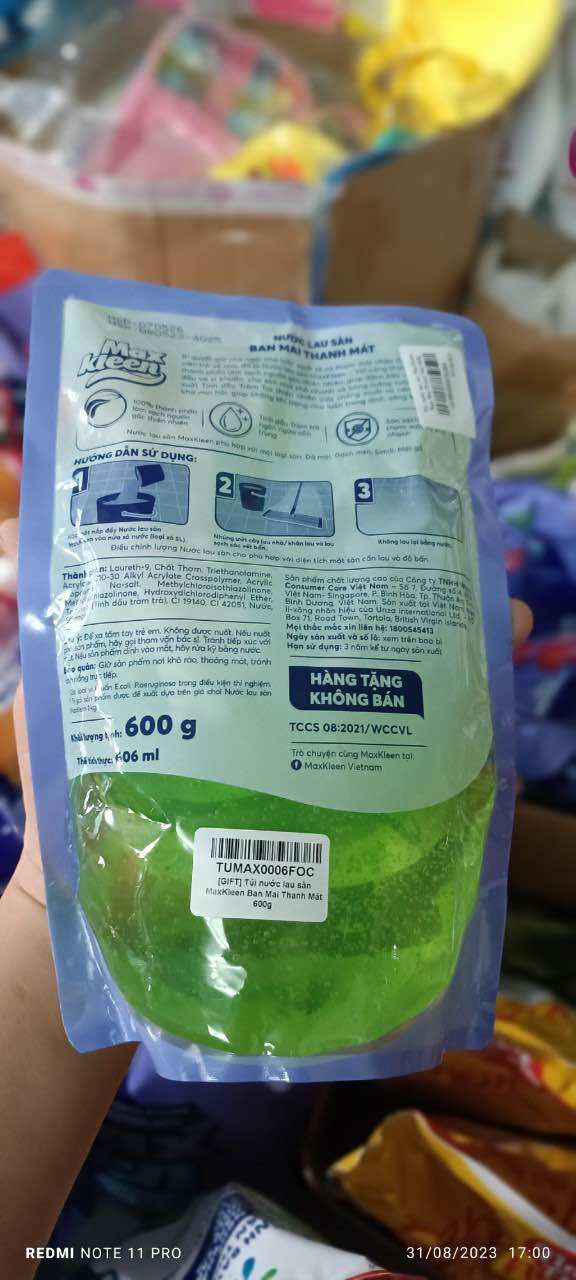 Nước lau sàn MAXKLEEN