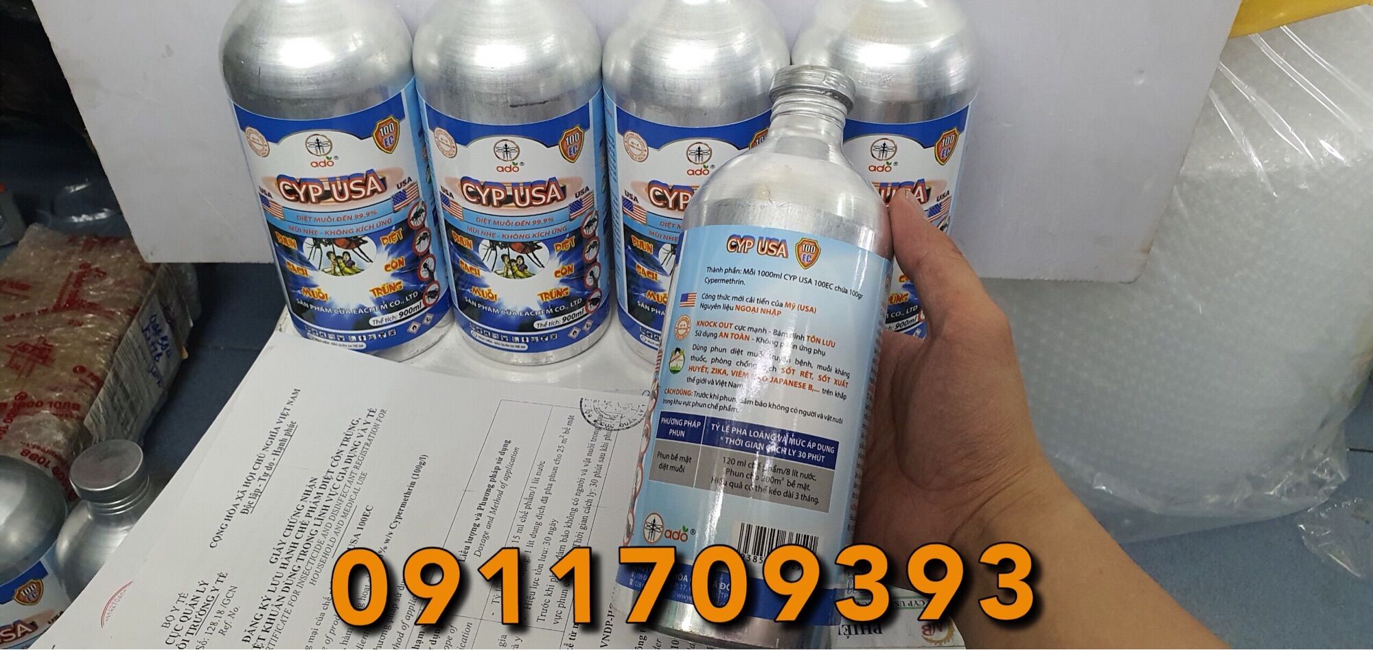 Diệt muỗi, côn trùng CYP USA 100EC
