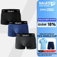 Combo 3 quần lót Trunk Excool Clean Cut mát mẻ, co giãn, siêu thấm hút Coolmate