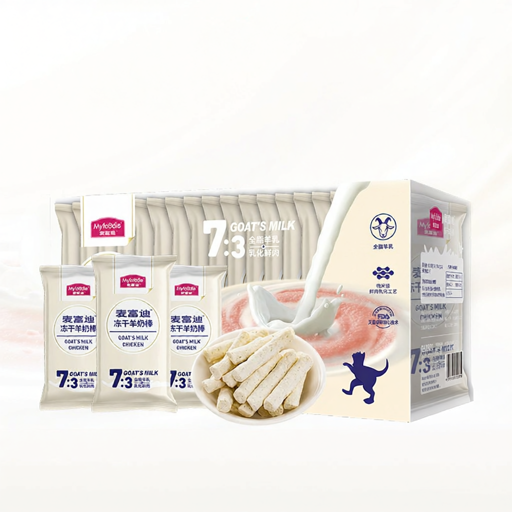 MYFOODIE | Thức Ăn Nhẹ Cho Mèo Từ Sữa Dê Đông Lạnh