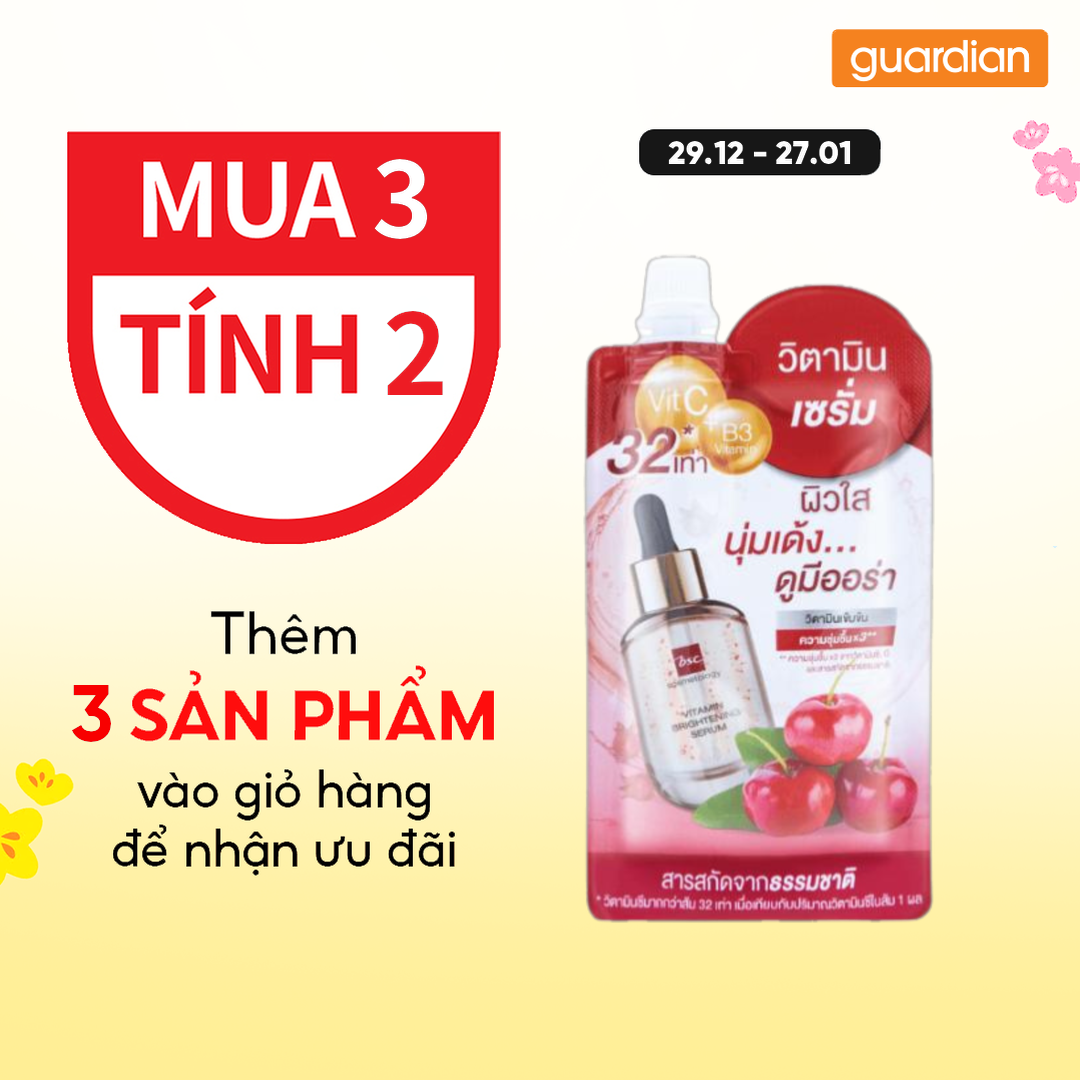Tinh Chất Serum Sáng Da Minisize BSC Vitamin C Yuzu Collagen Brightening 50G  Guardian Việt Nam