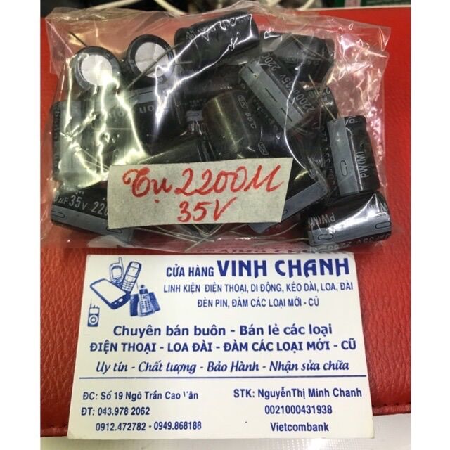 10 con tụ 2200m 35v