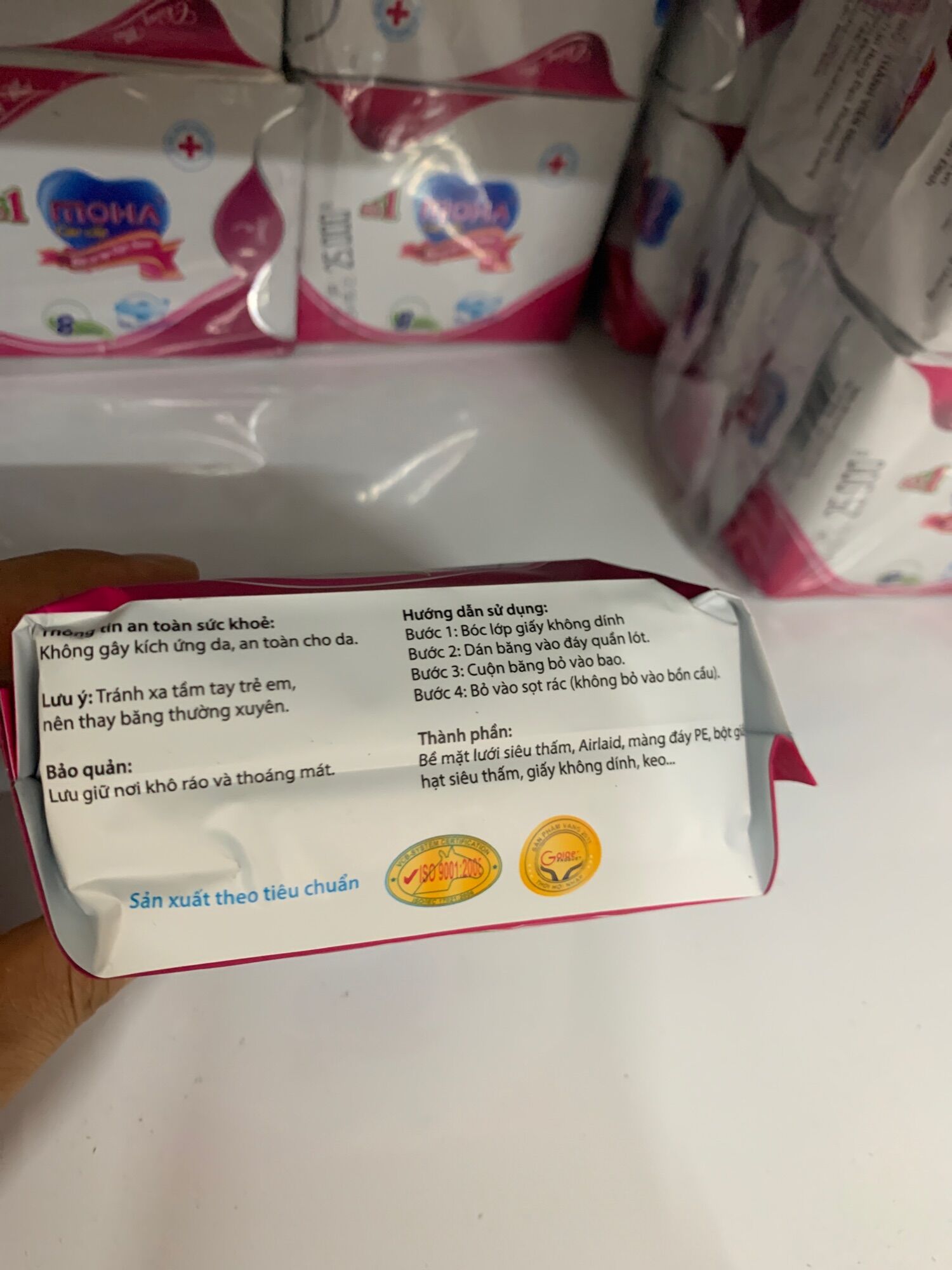 Băng vệ sinh siêu mỏng cánh Moha cao cấp