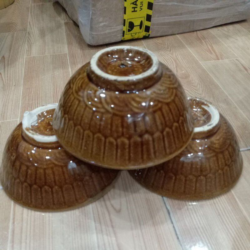 Chén cơm đá vân vàng