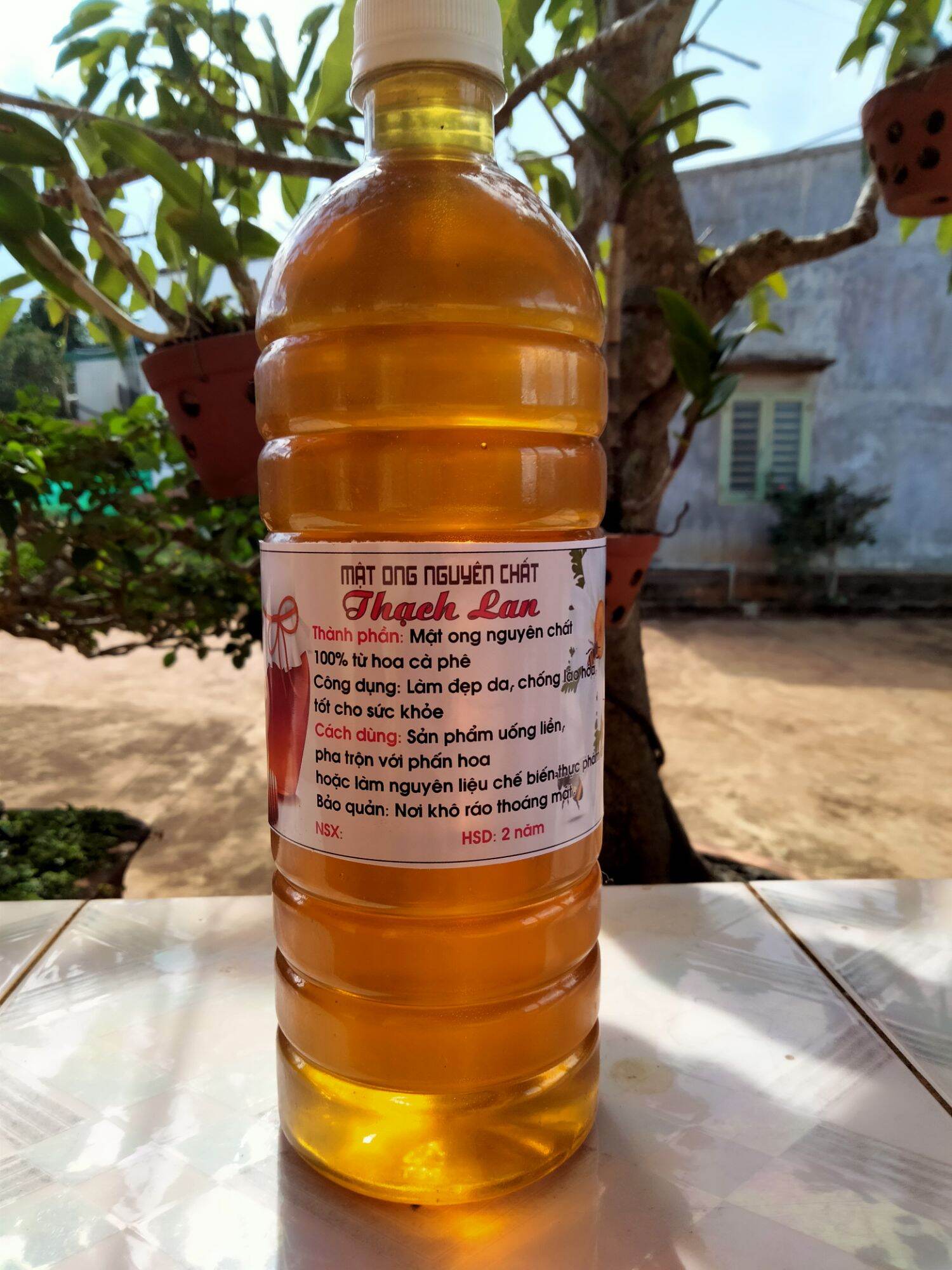 1lit mật ong hoa rừng cà phê nguyên chất