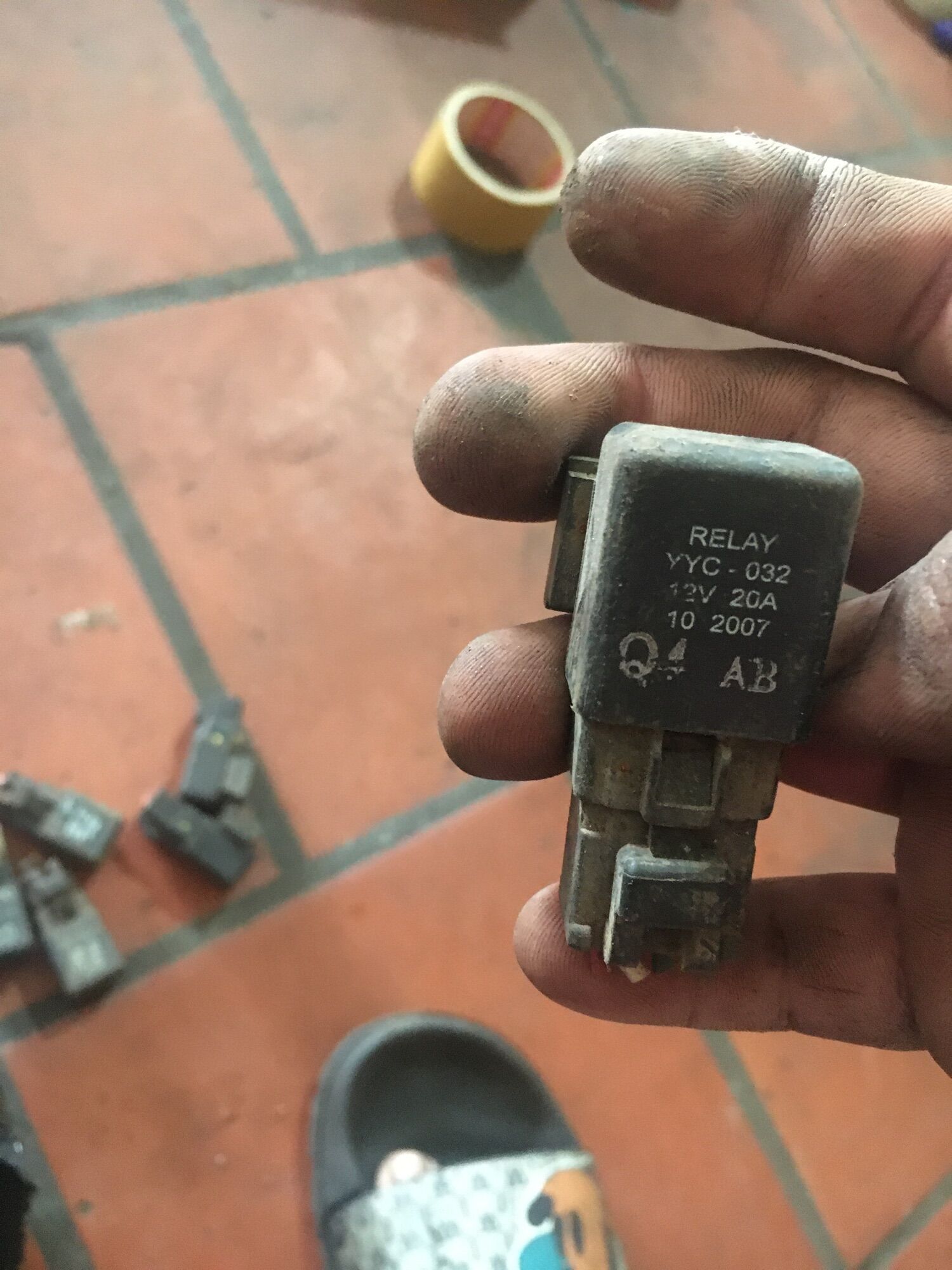 Relay role 4 chân atila rã xe