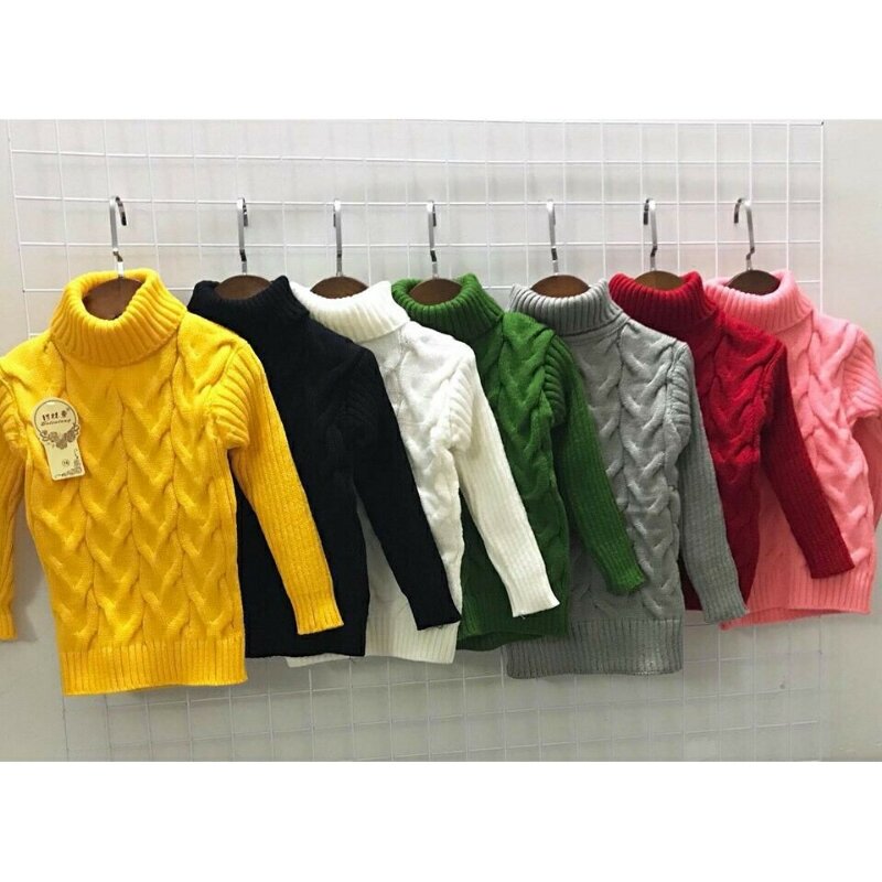 ÁO LEN THỪNG CỔ LỌ CHO BÉ GÁI VÀ BÉ TRAI