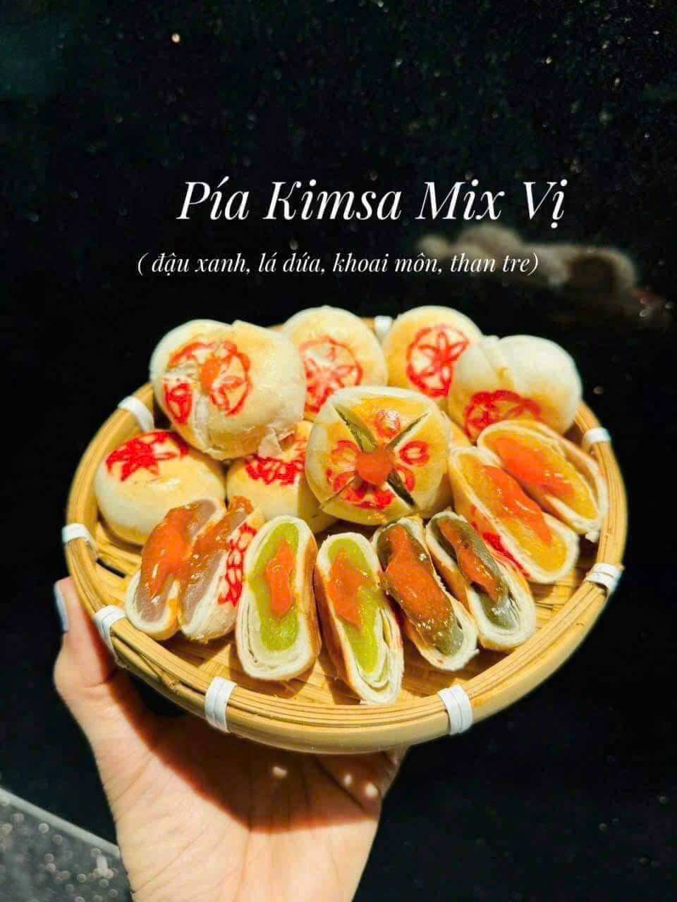 Bánh Pía Kim Sa trứng muối mix vị tan chảy