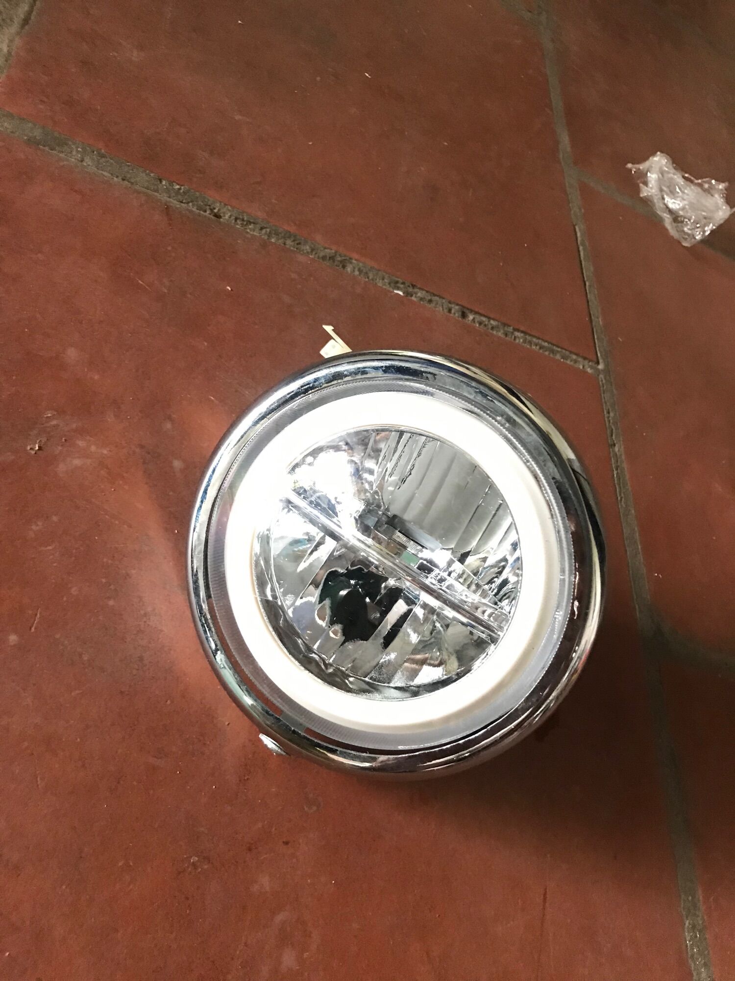 Pha đèn trước lét 2 tầng xe máy cúp đời mới 12v