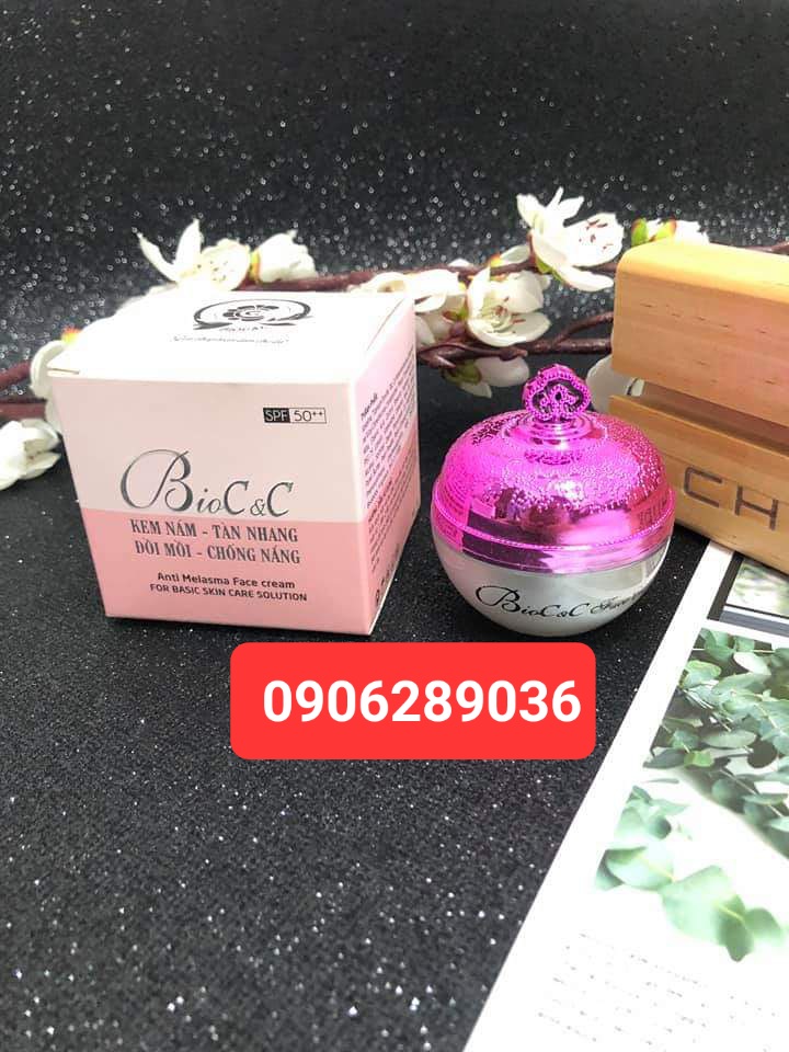 KEM BIOC&C NÁM -TÀN NHANG- ĐỒI MỒI - CHỐNG NẮNG 10G