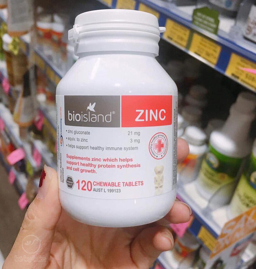 Kẽm ZinC Bioisiand Úc dạng kẹo