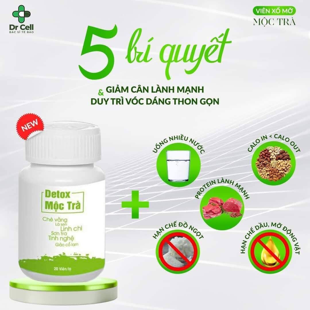 giảm  cân drcell thanh lăn cao lá rừng  (giảm cân an toàn )
