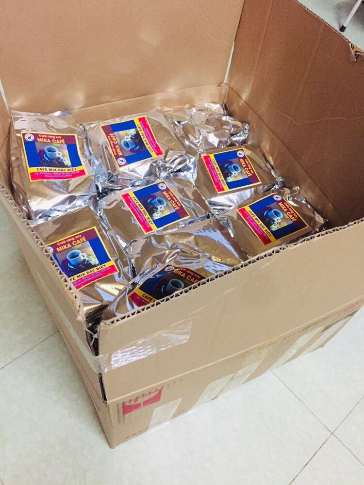 Cafe hạt nguyên chất robusta+arabica 1kg