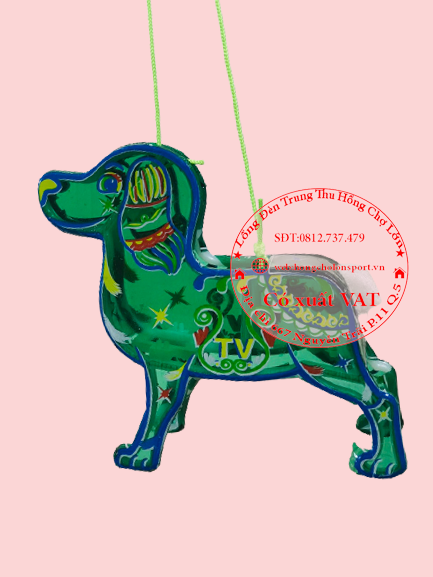 Đồ chơi lồng đèn trung thu mini nhựa hình CON CHÓ