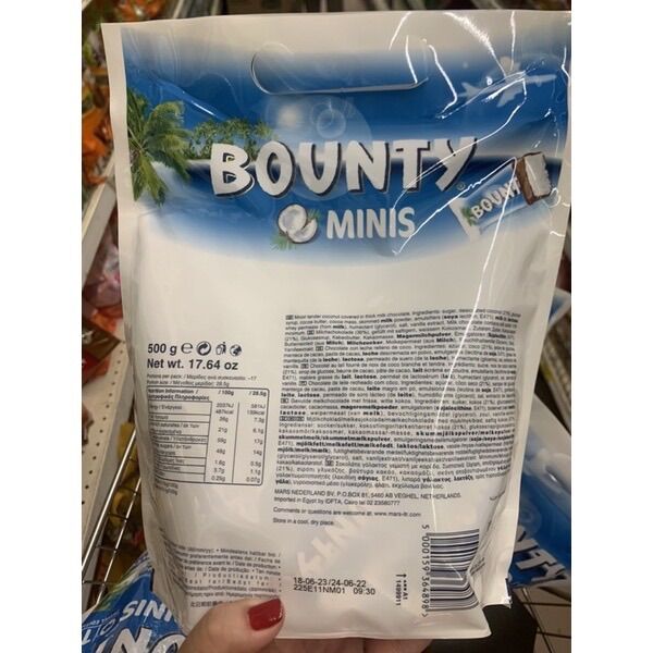 Chocolate Bounty Minis Mỹ - Socola nhân dừa 500g