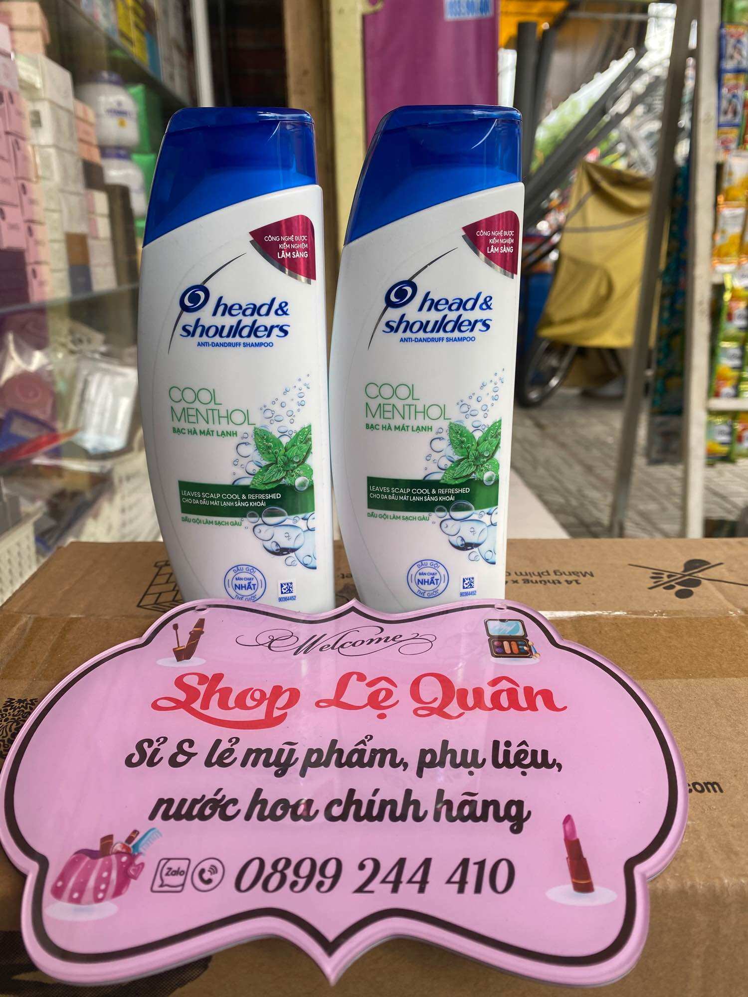 Dầu gội head & shoulders chai 340ml và 170ml bạc hà, trị gàu