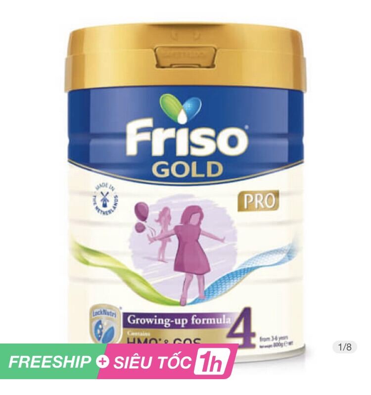 Sữa Friso Gold Pro số 4 800g trên 3 tuổi