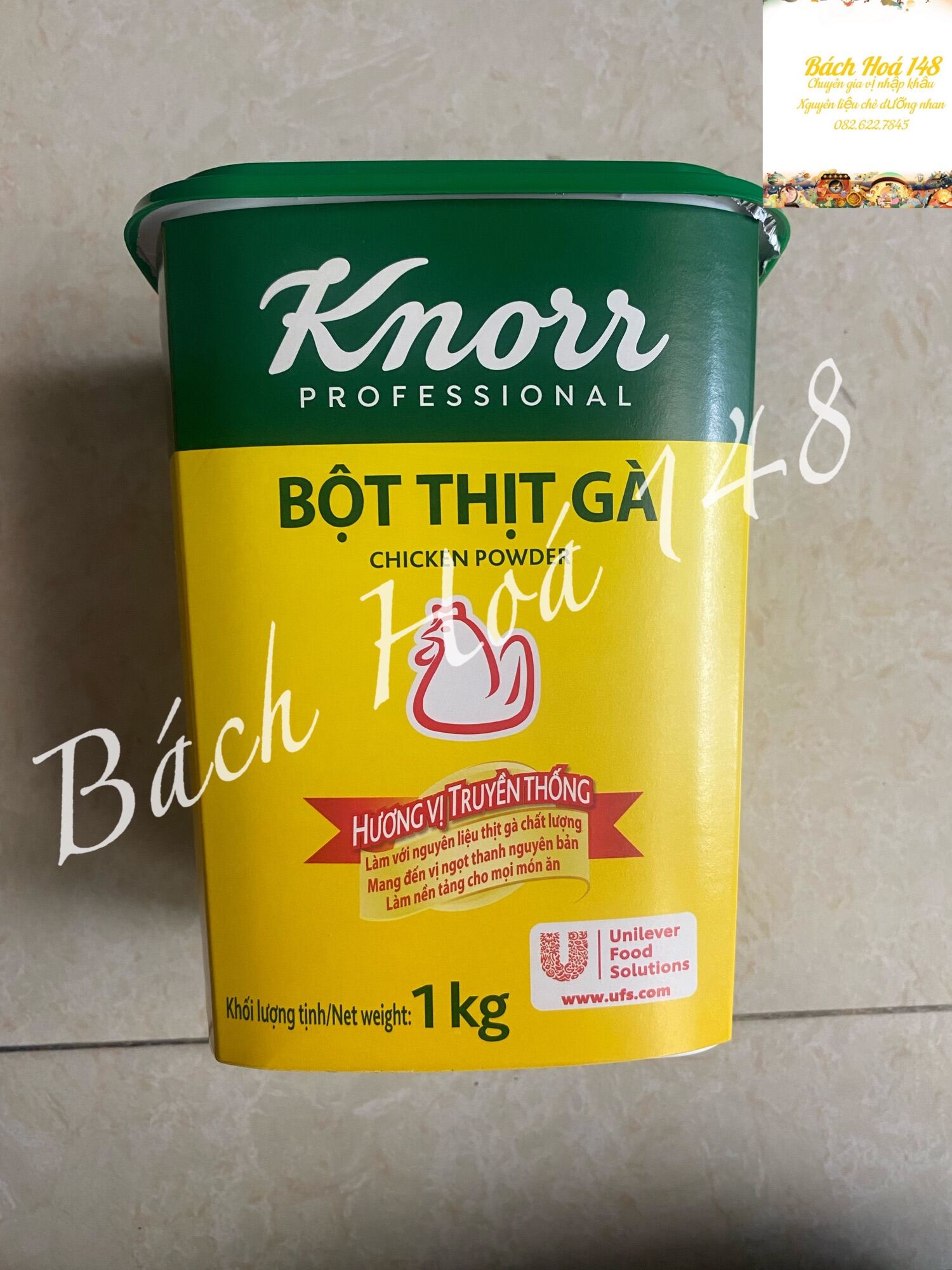 Bột Nêm Gà , Bột Thịt Gà Knorr Hộp 1kg