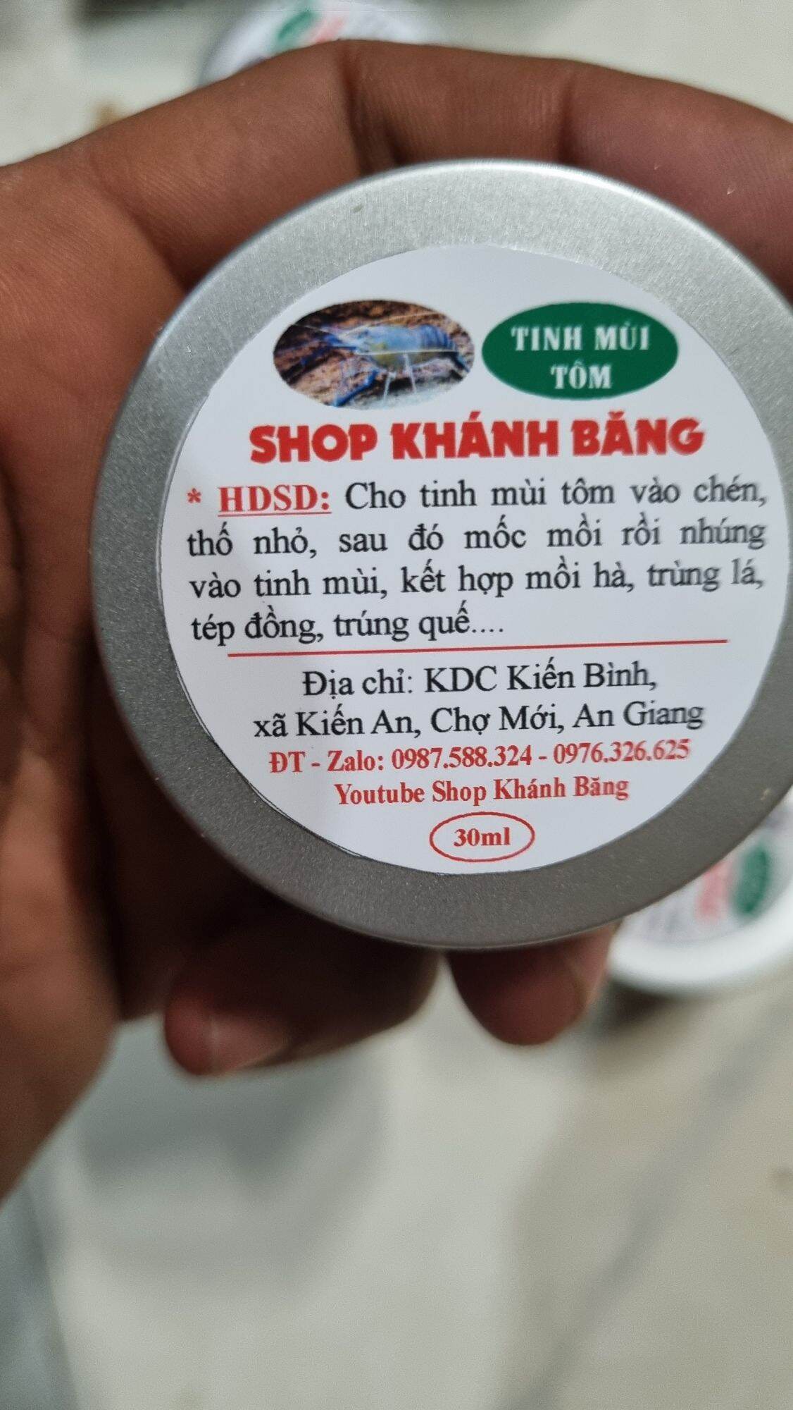 TINH MÙI CÂU TÔM CÀNG XANH 30ml
