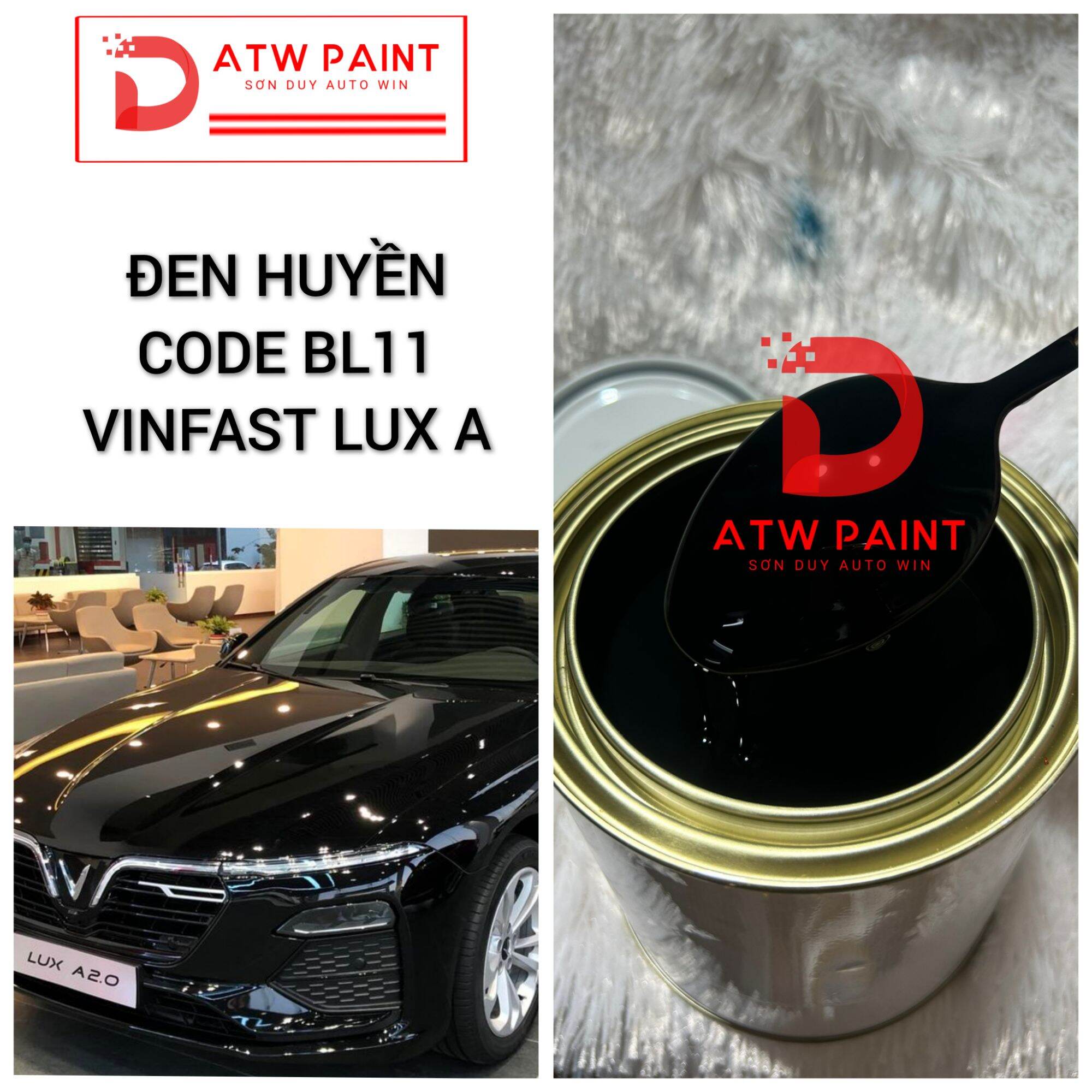 Sơn ô tô pha vi tính theo code màu hãng -  Màu 1k lon 500g