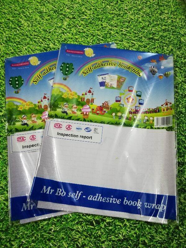 Tập 10 bọc sách giáo khoa decal 3 kích thước 38x28, 43x30, 47x34