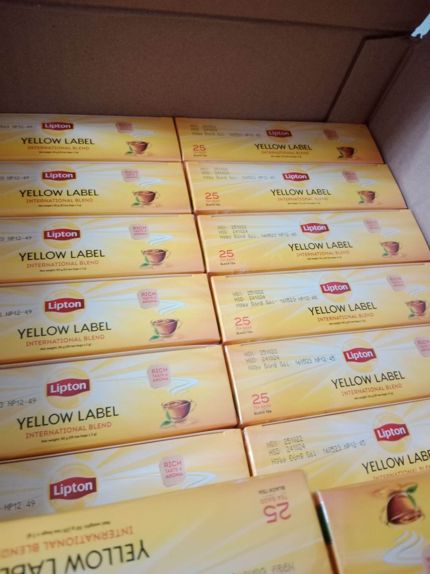 lipton nhỏ 25 tép*2g, Tu nhien