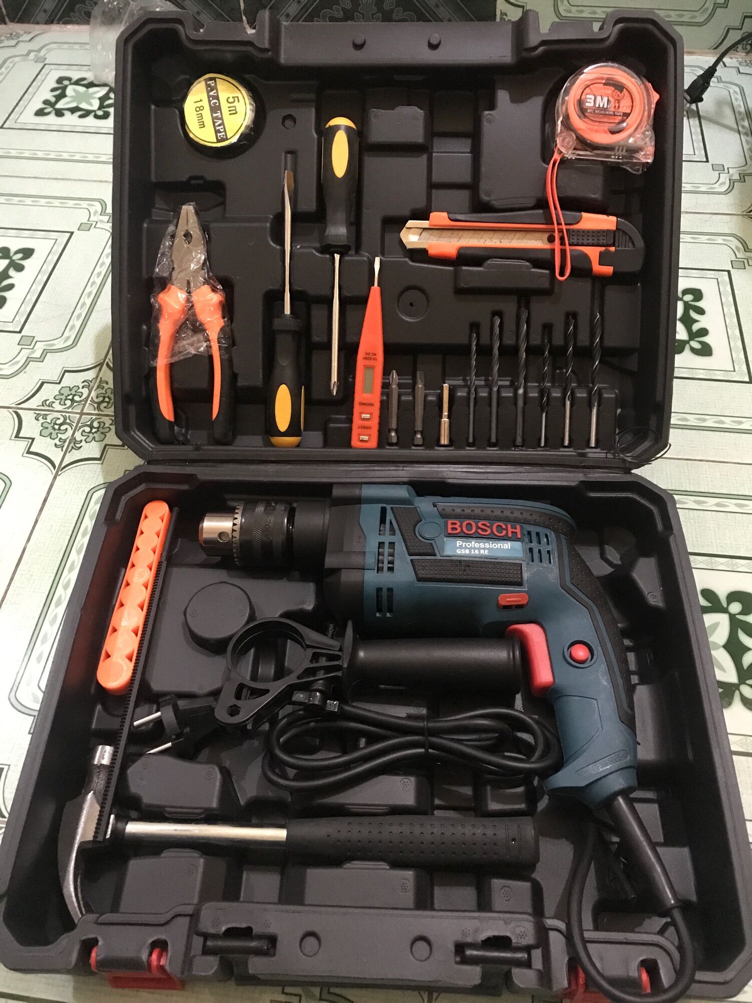May khoan boss 100 món kèm đồ nghề