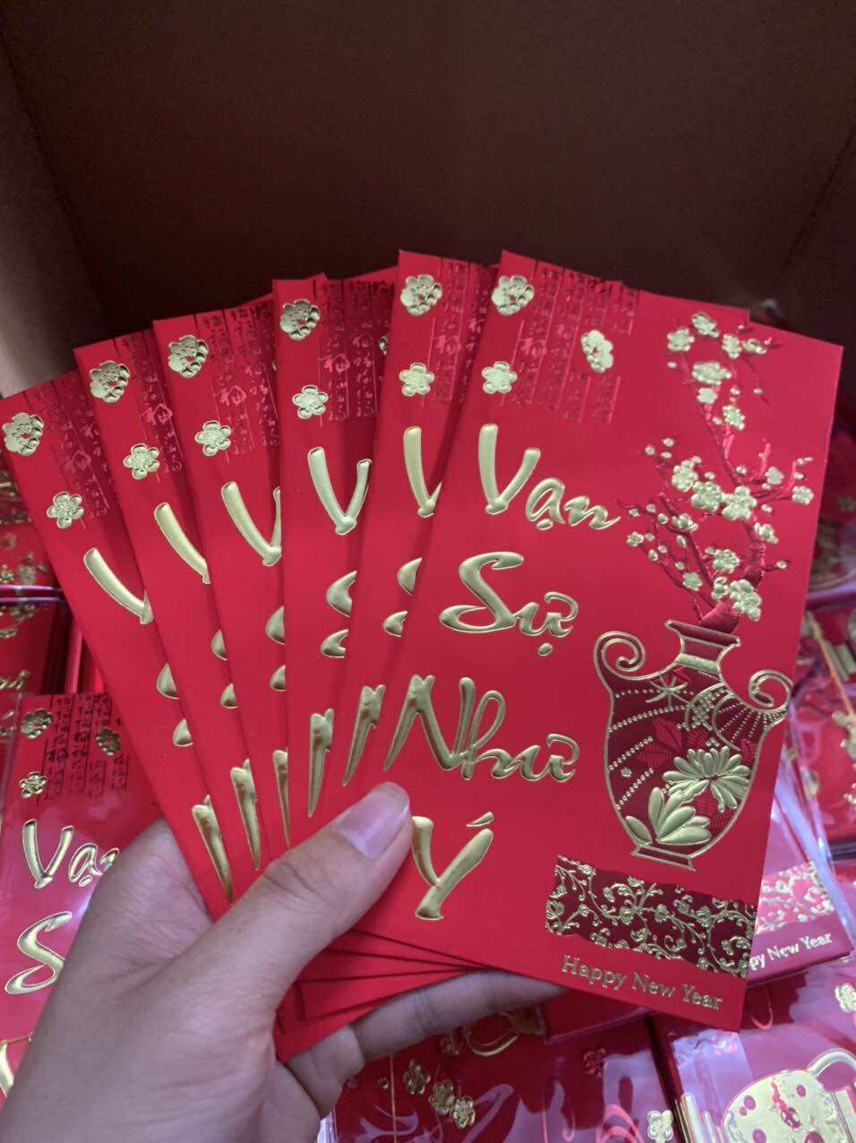 Bao lì xì Tết, 1 cấp 6 cái