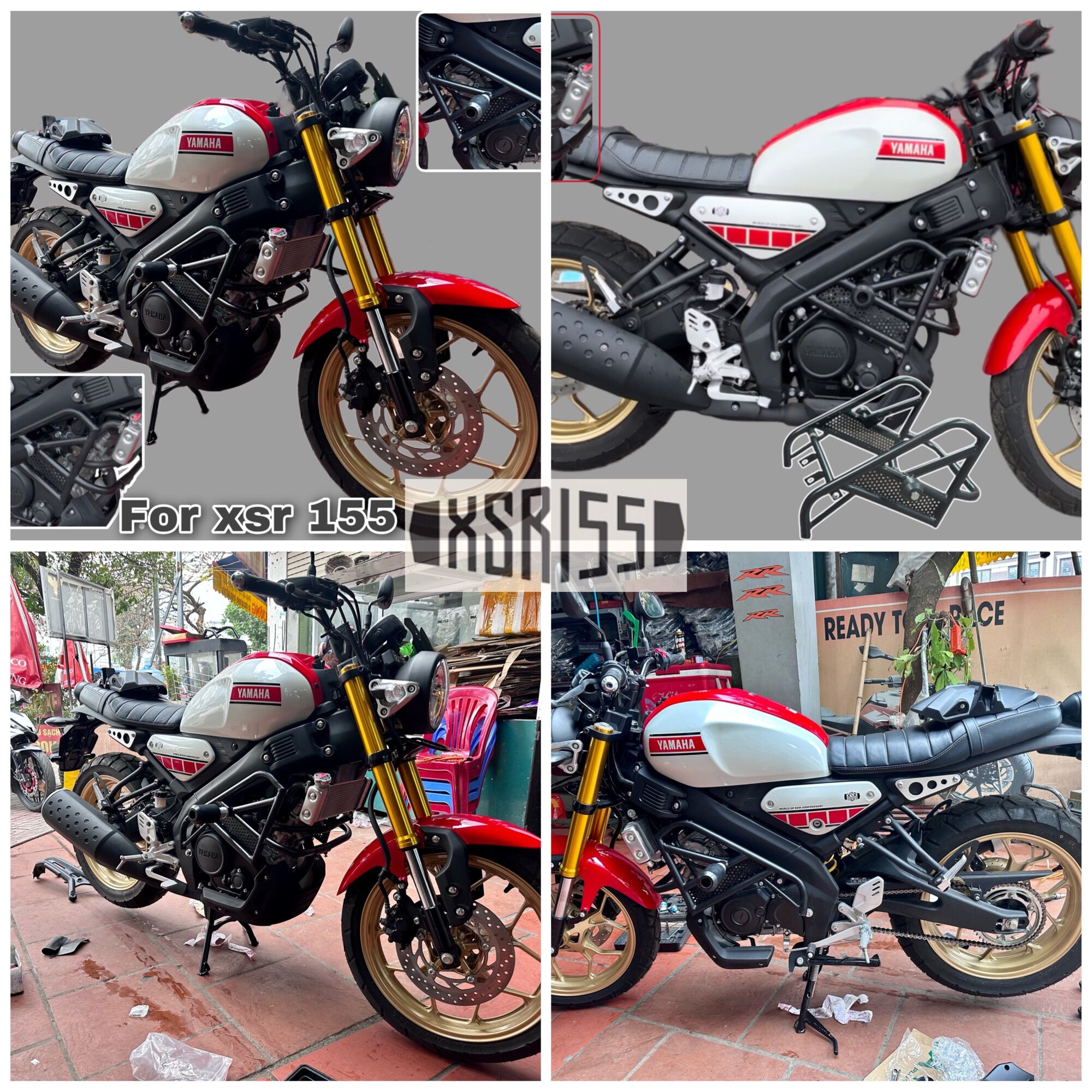 Chống đổ khung che máy kiểu Thailand cho  XSR155