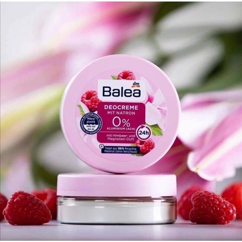 [HÀNG ĐỨC] Kem khử mùi hôi nách Balea Deocreme với baking soda, 50ml