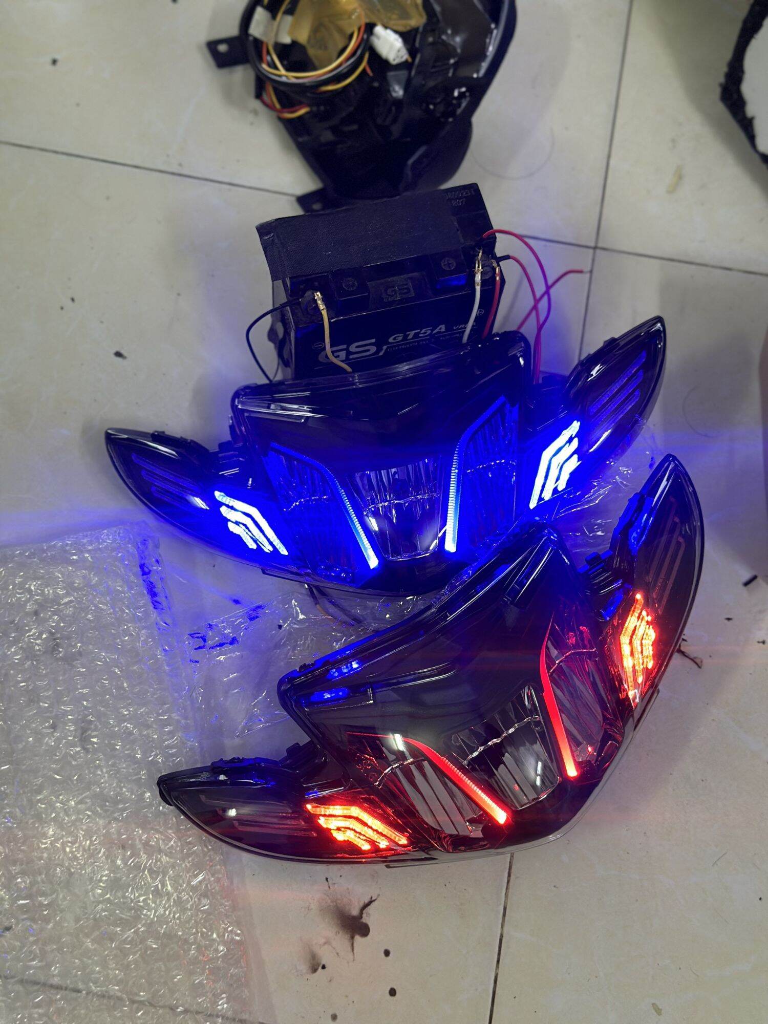 Chóa đèn dyno gắn cho sirius 110 và 50cc có bảo hành