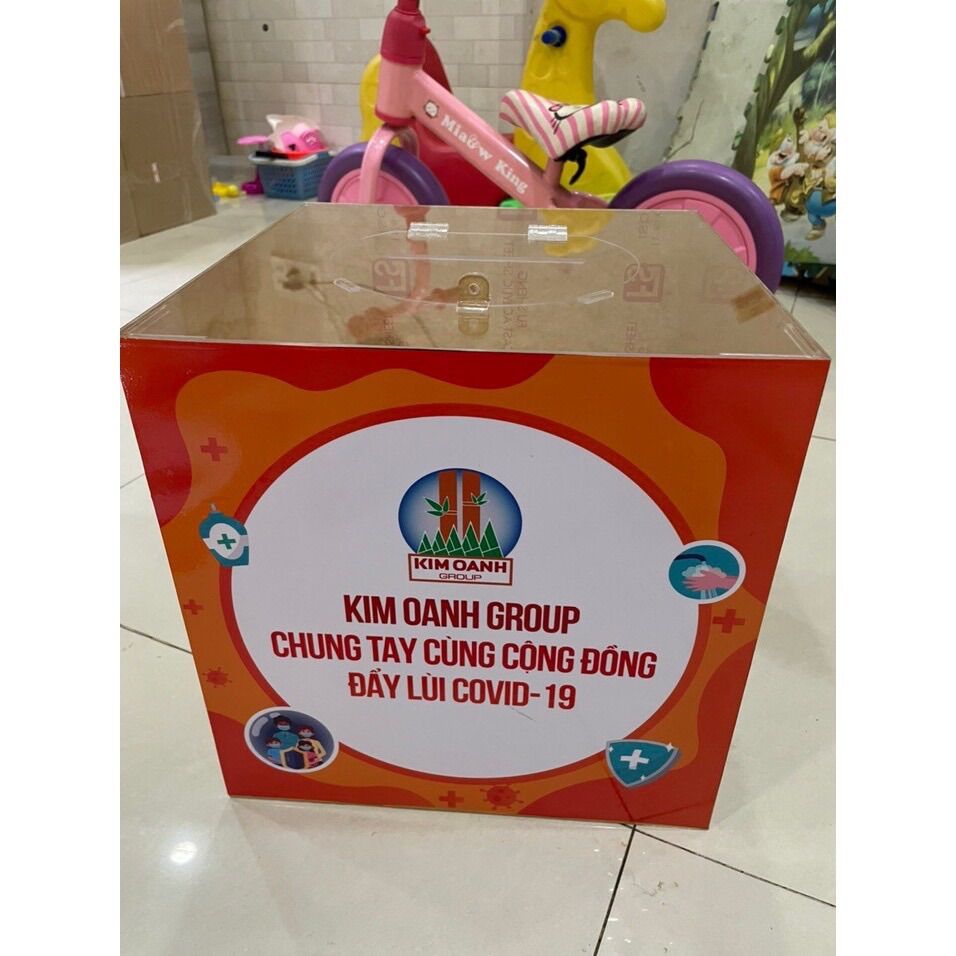Thùng phiếu bốc thăm 30x30 cm - 3ly