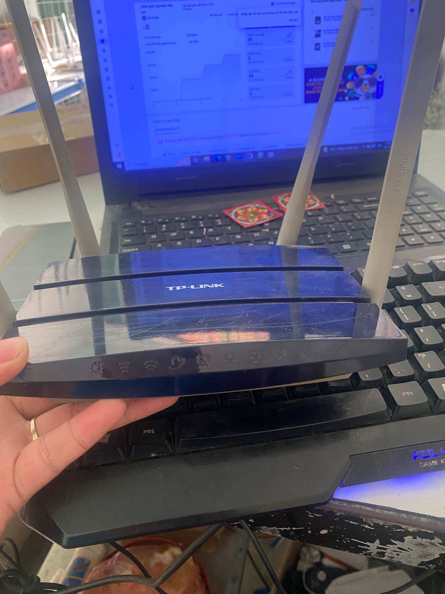 Bộ Phát Wifi Băng Tần Kép TP-Link 3320 4 Râu