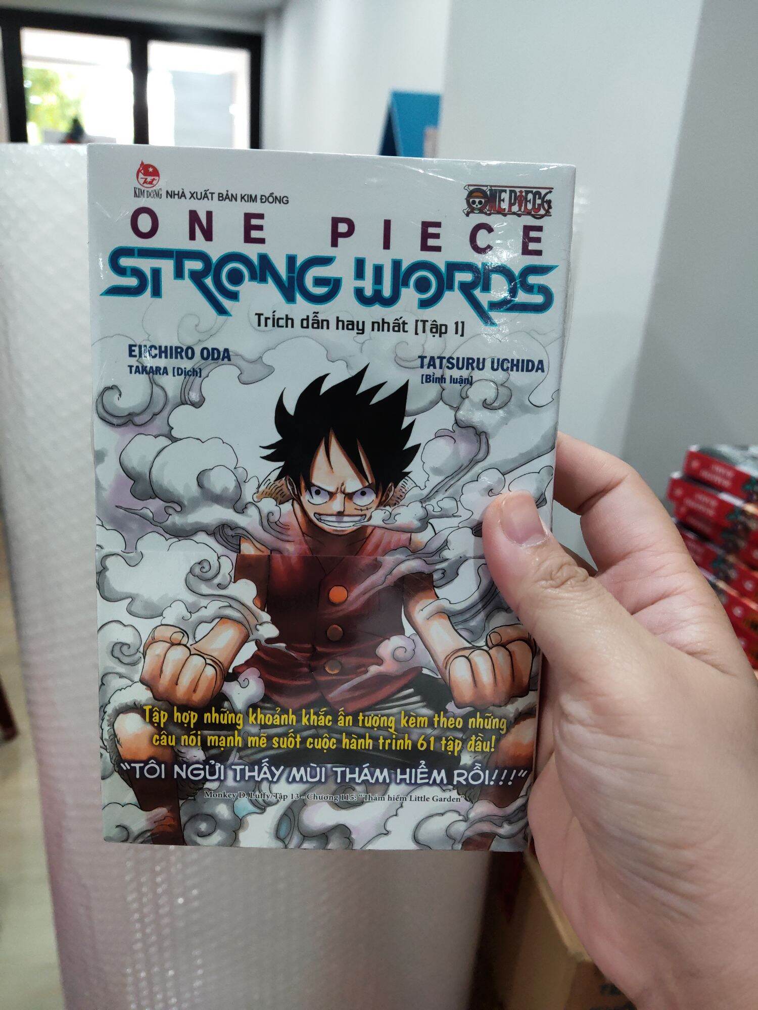 One Piece Strong Words 1 đã khui mép seal check card