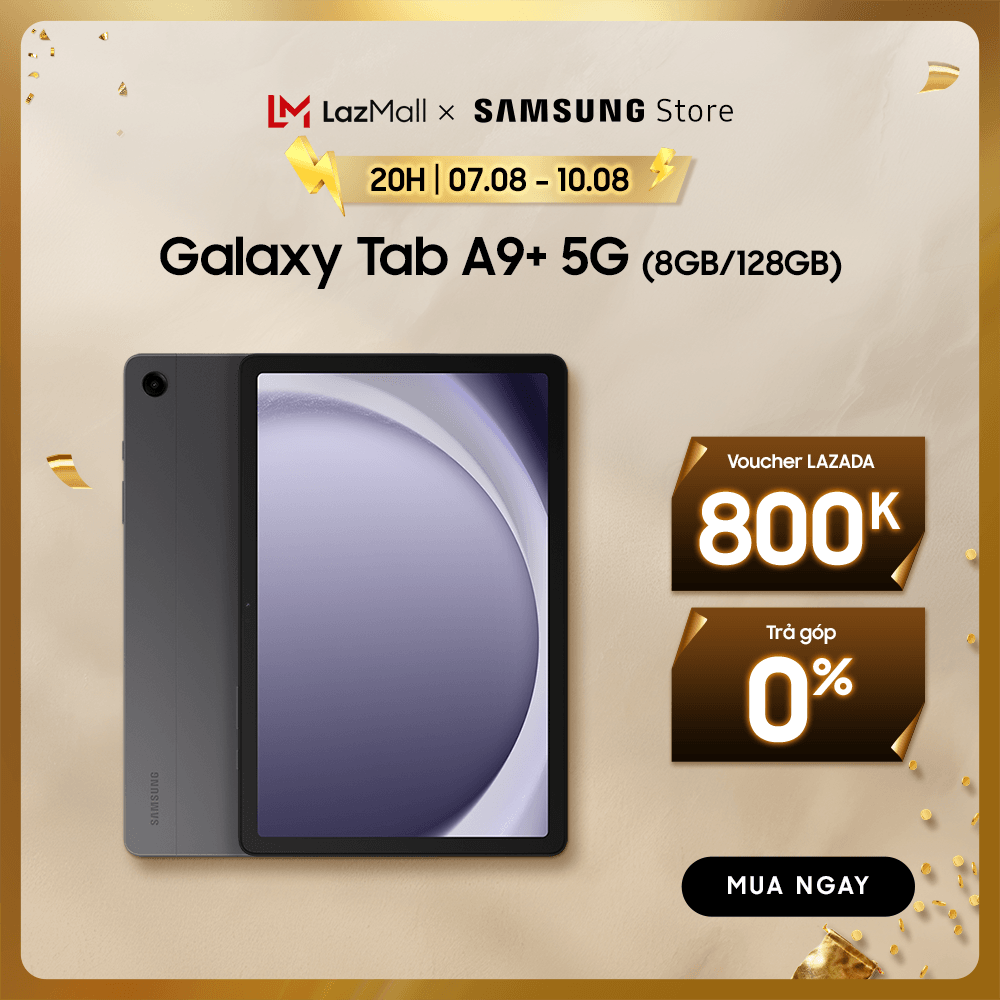 Máy tính bảng samsung galaxy tab a9+ 5g 8gb/128gb