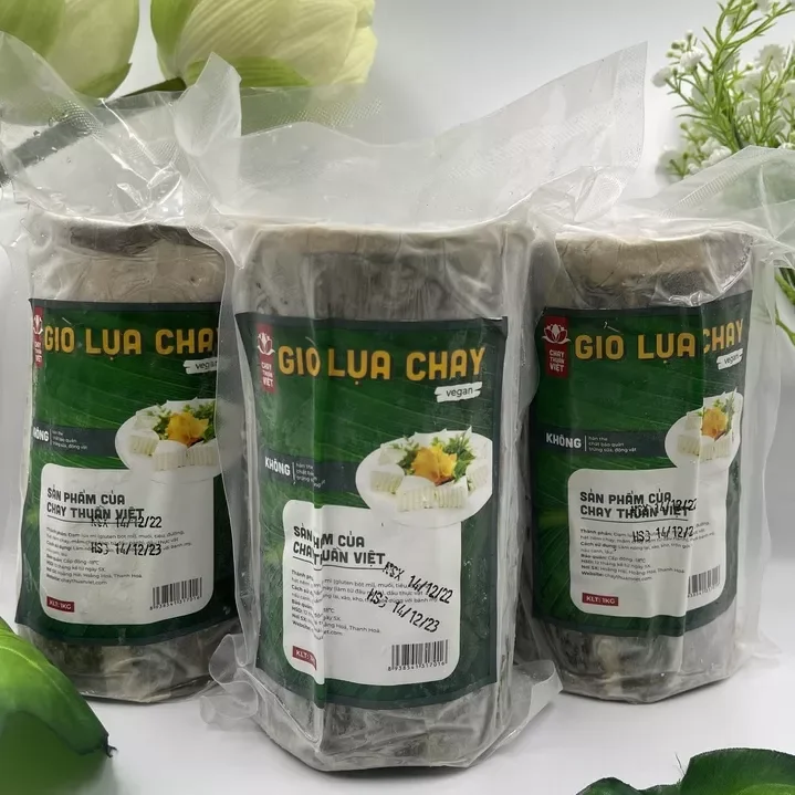 Giò lụa chay thuần việt 1kg thực phẩm chay đồ chay chuẩn chính hãng giao hàng ngay sau 1-2h