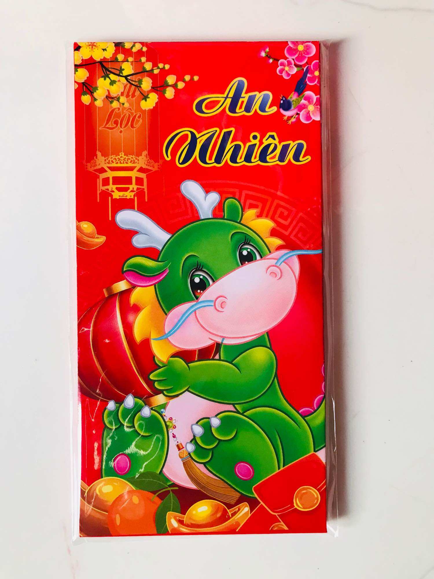Bao lì xì Tết không có năm (1 xấp 10 cái)