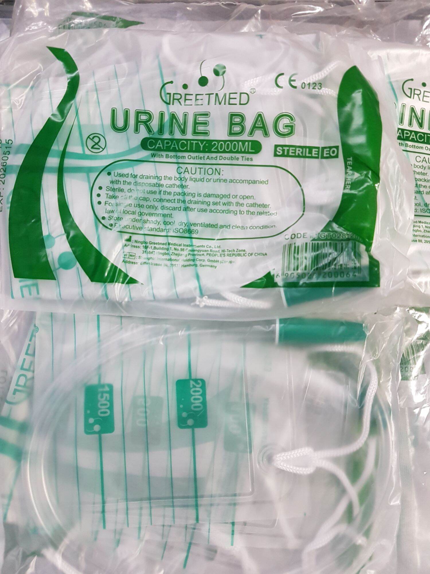 TÚI ĐỰNG NƯỚC TIỂU GREETMED / MPV 2000ml