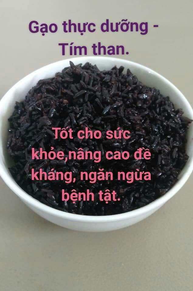 2 Gạo lứt đen (lứt tím than)