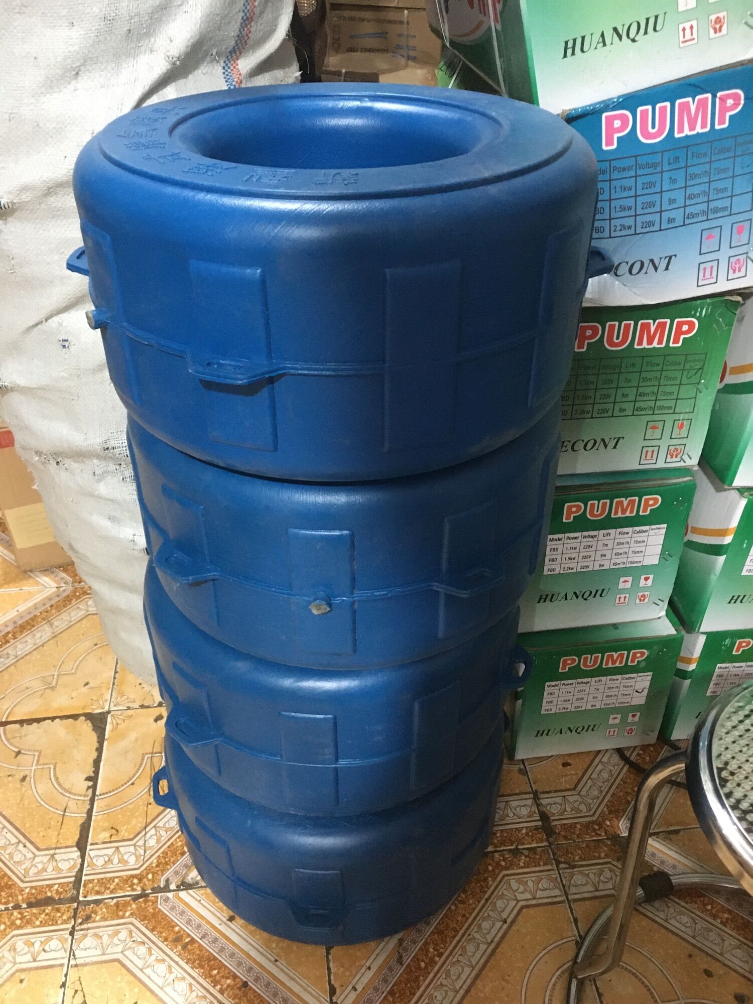 Máy bơm nước tạo oxi 1,5hp - 1,1kw 220v dây đồng