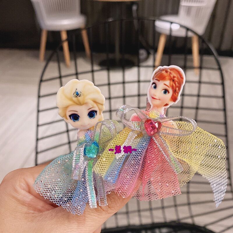Kẹp tóc Elsa, Anna cho bé gái (màu ngẫu nhiên)