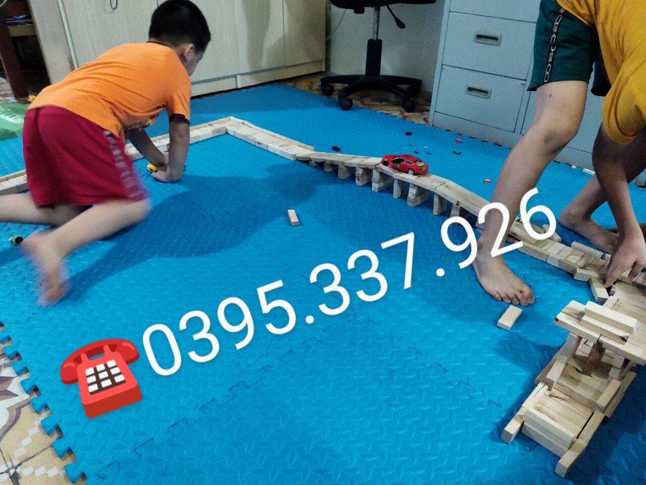 Combo 500 thanh gỗ xếp hình#rút gỗ#domino (2 loại)