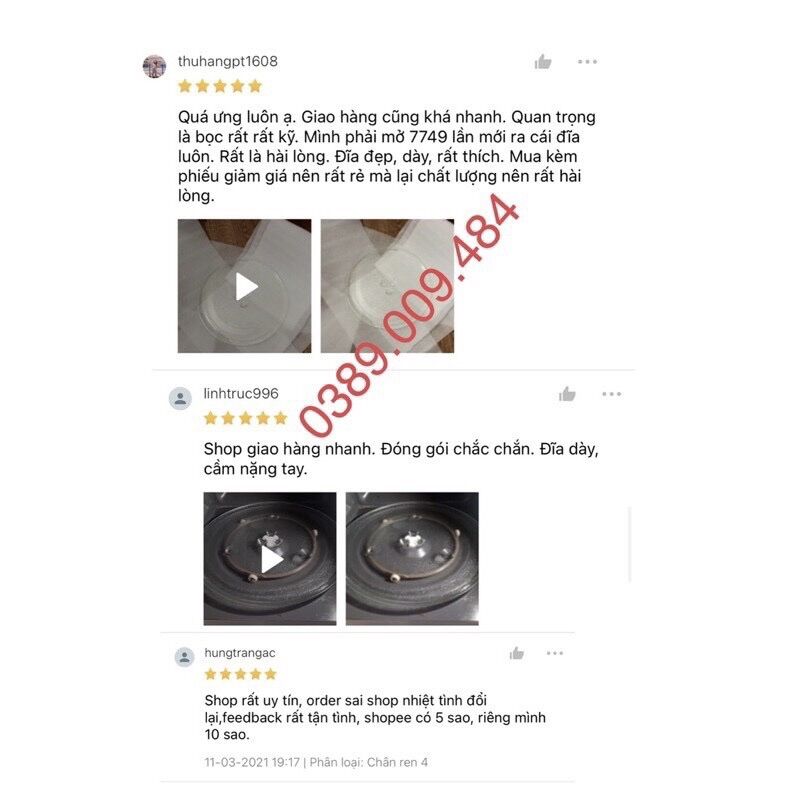 Đĩa lò vi sóng SHARP dung tích 23 Lít